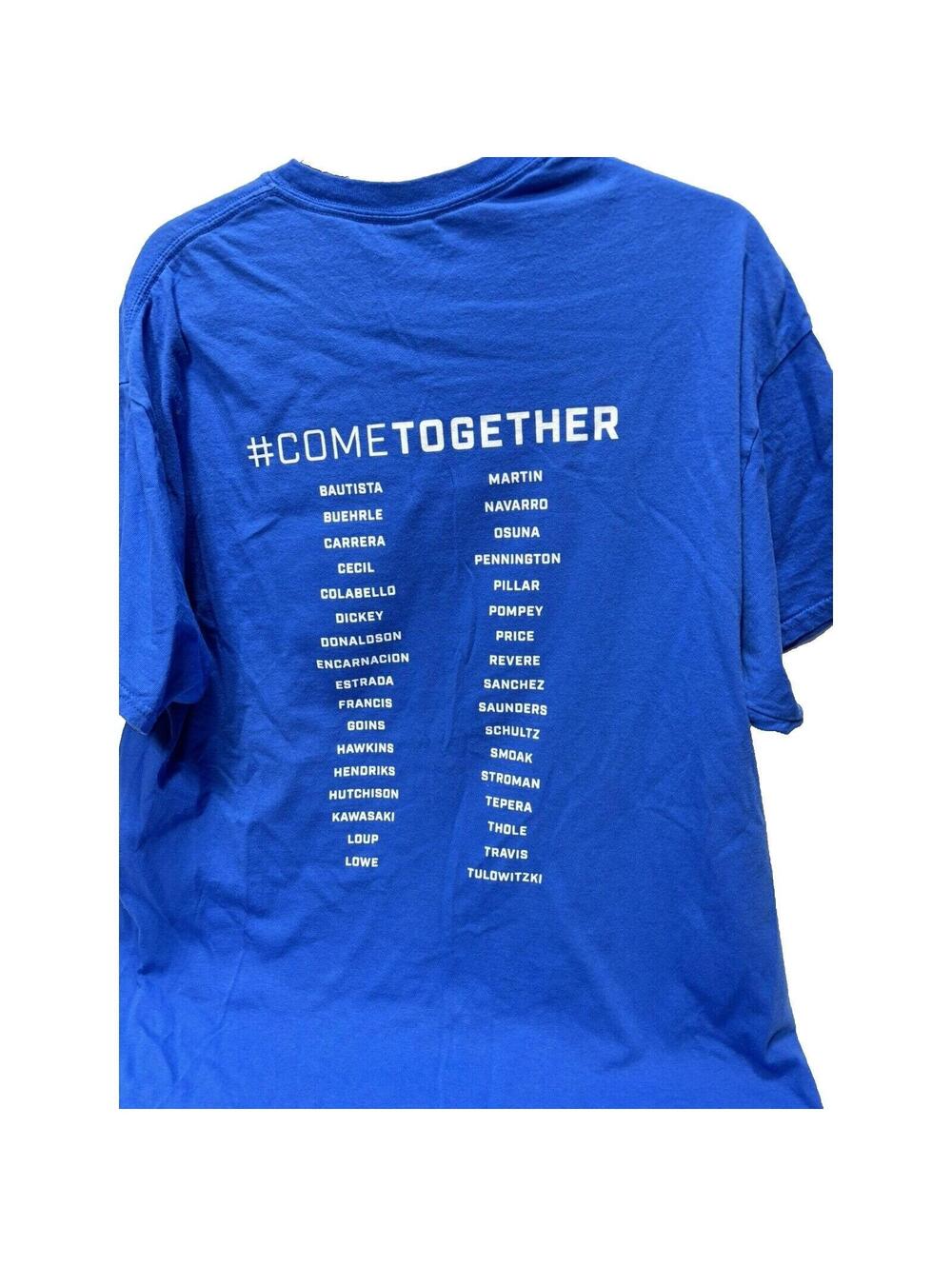 Toronto Blue Jays Men's XL #COMETOGETHER Baseball T-Shirt Pre Owned - Picture 8 of 10